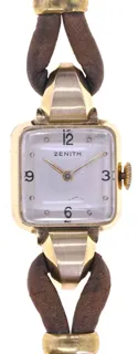 Zenith Ladies Wristwatch 18k yellow gold Silver