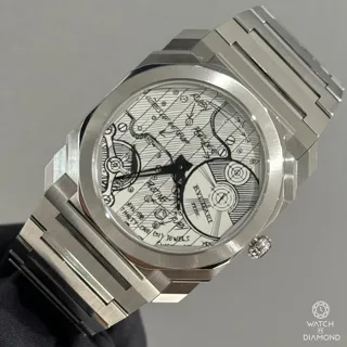 Bulgari Octo Finissimo 104163 Stainless steel White