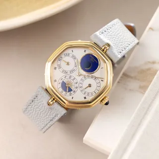 Gérald Genta Succes G2747 43 Yellow gold Cream