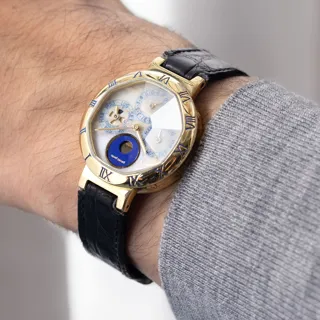 Gérald Genta Success Perpetual Calendar G2994.7 Yellow gold marble