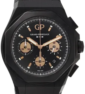 Girard-Perregaux Laureato 81060-21-492-FH3A Titanium and Black PVD Black