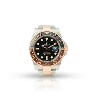 Rolex GMT-Master II 126711CHNR 40mm Rose gold and Stainless steel Black