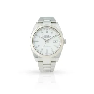 Rolex Datejust 41 126334 White gold and Stainless steel White