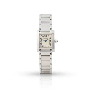 Cartier Tank Française 3217 20mm Stainless steel Silver