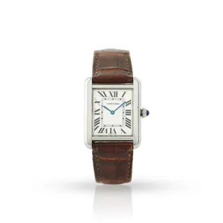 Cartier Tank Solo 2716 25mm Stainless steel Silver