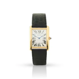 Cartier Tank Solo 2742 Stainless steel and 18k yellow gold White