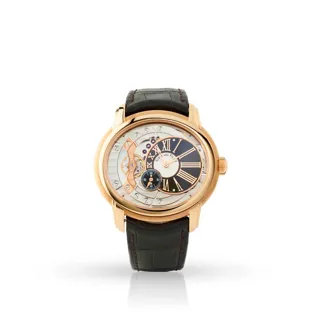 Audemars Piguet Millenary 1530.OR.00.D093CR.01 47.25mm 18k rose gold Black