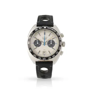 Heuer 73463 42mm Stainless steel White