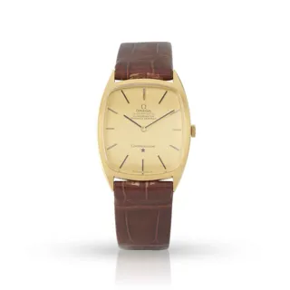 Omega Constellation 31mm 18k yellow gold Champagne