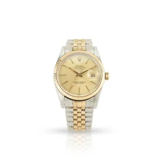 Rolex Datejust 36 16013 Yellow gold and Stainless steel Champagne