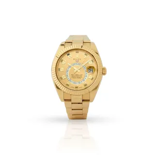 Rolex Sky-Dweller 336938 42mm 18k yellow gold Champagne