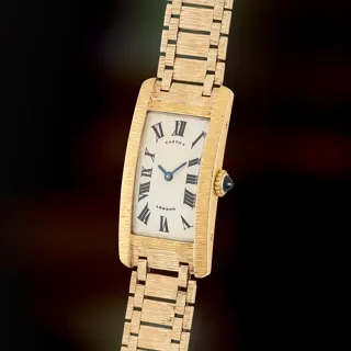 Cartier Cintree 18.4mm 18k Gold