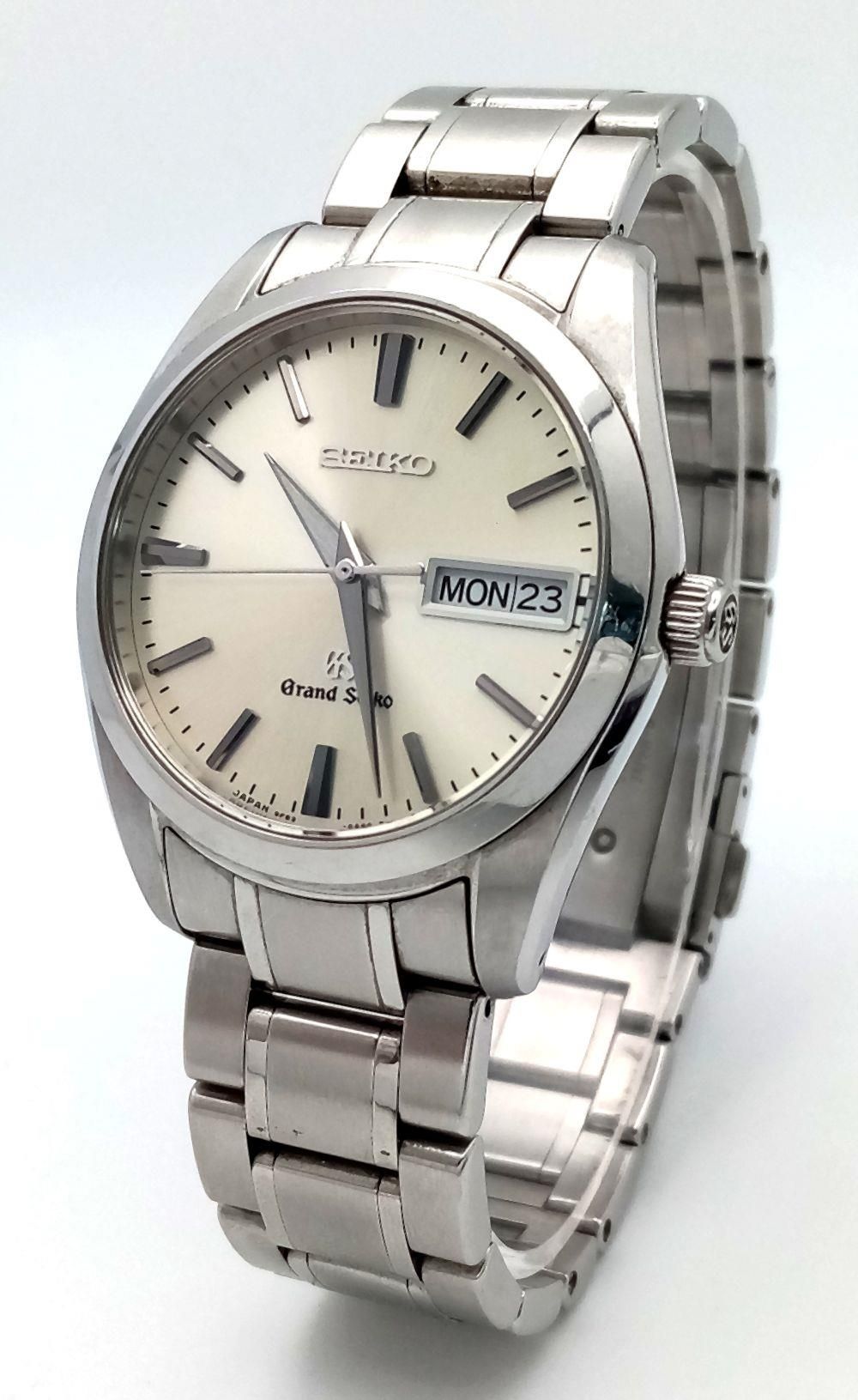 セイコー SEIKO SBGG007/8N65-9010 グランドセイコー デイト クォーツ  