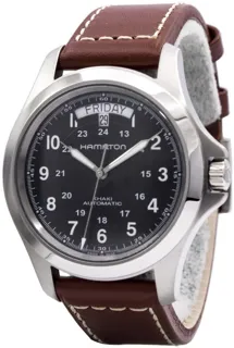 Hamilton Khaki Field H64455533 Stainless steel Black