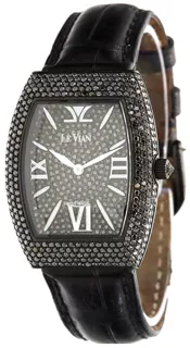 Le Vian Womens Royalton LV384MBSDI 37mm Stainless steel Black