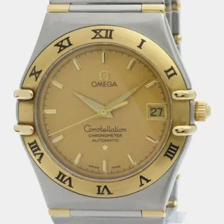 Omega Constellation 1302.10 Yellow gold and Stainless steel Champagne