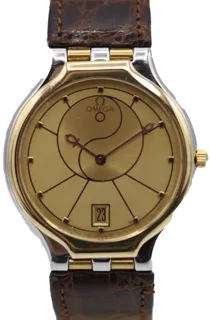 Omega De Ville 196.0316 Stainless steel and Gold-plated Champagne