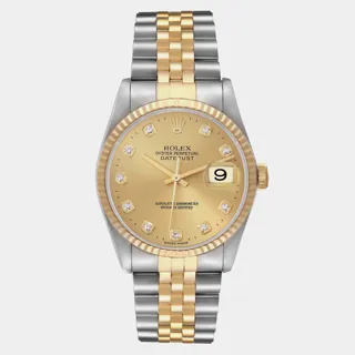 Rolex Datejust 36 16233 Yellow gold and Stainless steel