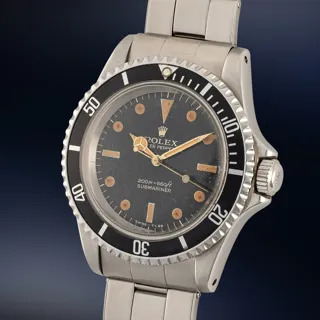 Rolex Submariner 5513 40mm Stainless steel Black