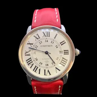 Cartier Ronde Solo 3802 Stainless steel White