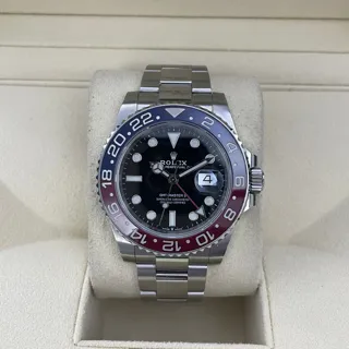 Rolex GMT-Master II 126710BLRO Stainless steel Black