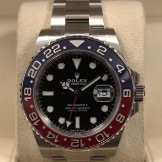 Rolex GMT-Master II 126710BLRO Stainless steel Black