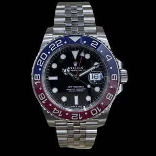 Rolex GMT-Master II 126710BLRO Stainless steel Black