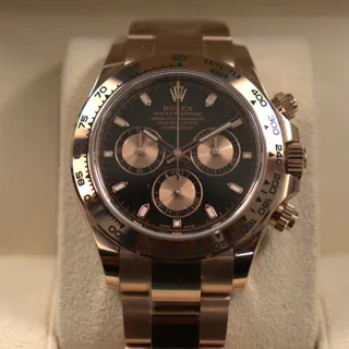 Rolex Daytona 116505-0008 Rose gold Black