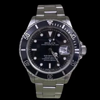 Rolex Submariner 16610 Stainless steel Black