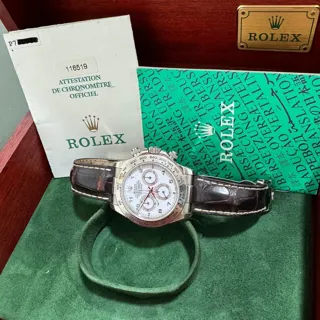 Rolex Daytona 116519-0001 White gold White