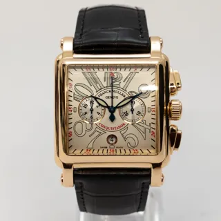 Franck Muller Conquistador Cortez 10000 H CC Yellow gold Silver