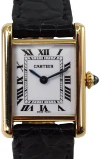 Cartier Tank 78087 18k yellow gold White