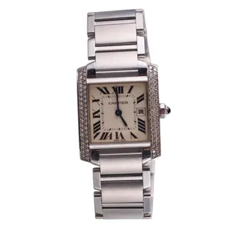 Cartier Tank Française 2465 Stainless steel