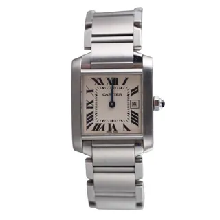 Cartier Tank Française W51011Q3 Stainless steel