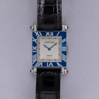 Cartier Tank Obus Platinum Silver