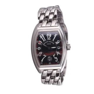 Franck Muller Conquistador 8005 sc Stainless steel Black