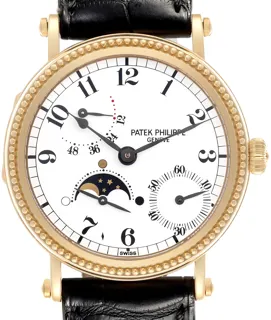 Patek Philippe Moonphase 5015J-001 Yellow gold White