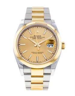 Rolex Datejust 36 126203 Yellow gold and Stainless steel Champagne