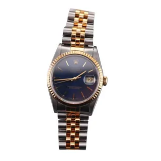 Rolex Datejust 36 16233 Stainless steel and 18k yellow gold Blue