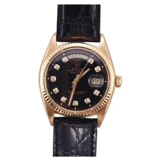 Rolex Day-Date 1803 18k yellow gold Black