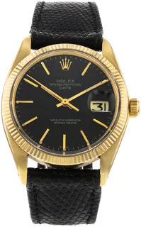 Rolex Oyster Perpetual Date 1503 Yellow gold Black