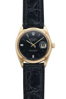 Rolex Oyster Perpetual Date 1503 Yellow gold Black