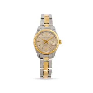 Rolex Oyster Perpetual Date Stainless steel and 18k yellow gold Silver