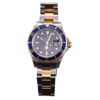 Rolex Submariner 16613 T Stainless steel and 18k yellow gold Blue