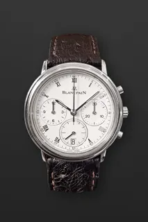 Blancpain Villeret Chronograph 1180-1127 Stainless steel White