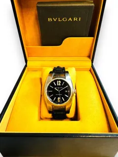 Bulgari Ergon 50mm Stainless steel Black