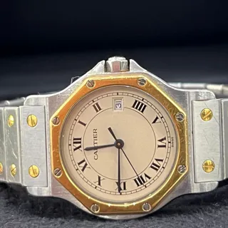 Cartier Santos Ronde 187902 Acero$Oro amarillo White