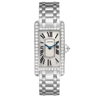 Cartier Tank Américaine 18k white gold