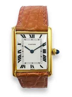 Cartier Tank Louis Cartier 24mm Yellow gold White