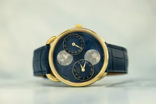 Hermès Arceau Lheure De La Lune AR1.885a 18k yellow gold Blue